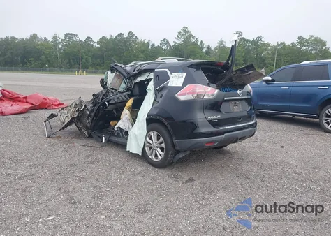 2014 Nissan Rogue Sv z USA, uszkodzony, nr VIN 5N1AT2MT0EC842995